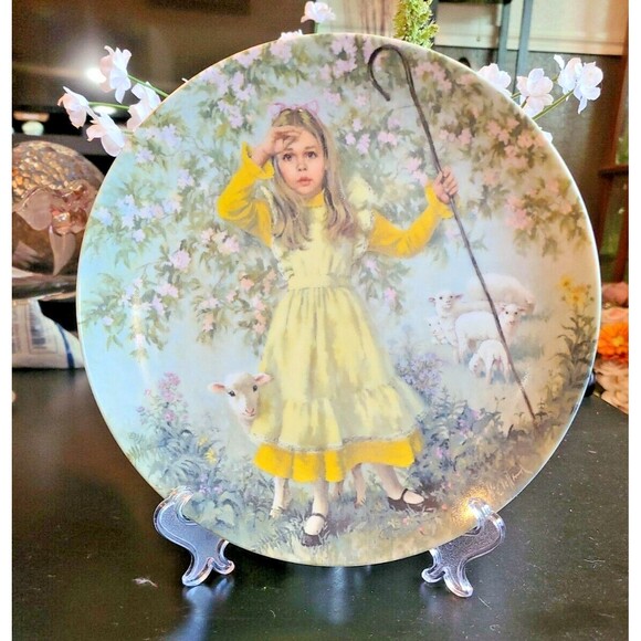 Little Bo Peep Limited Edition Decorative Plate, Reco, USA, 1983 - Picture 1 of 6